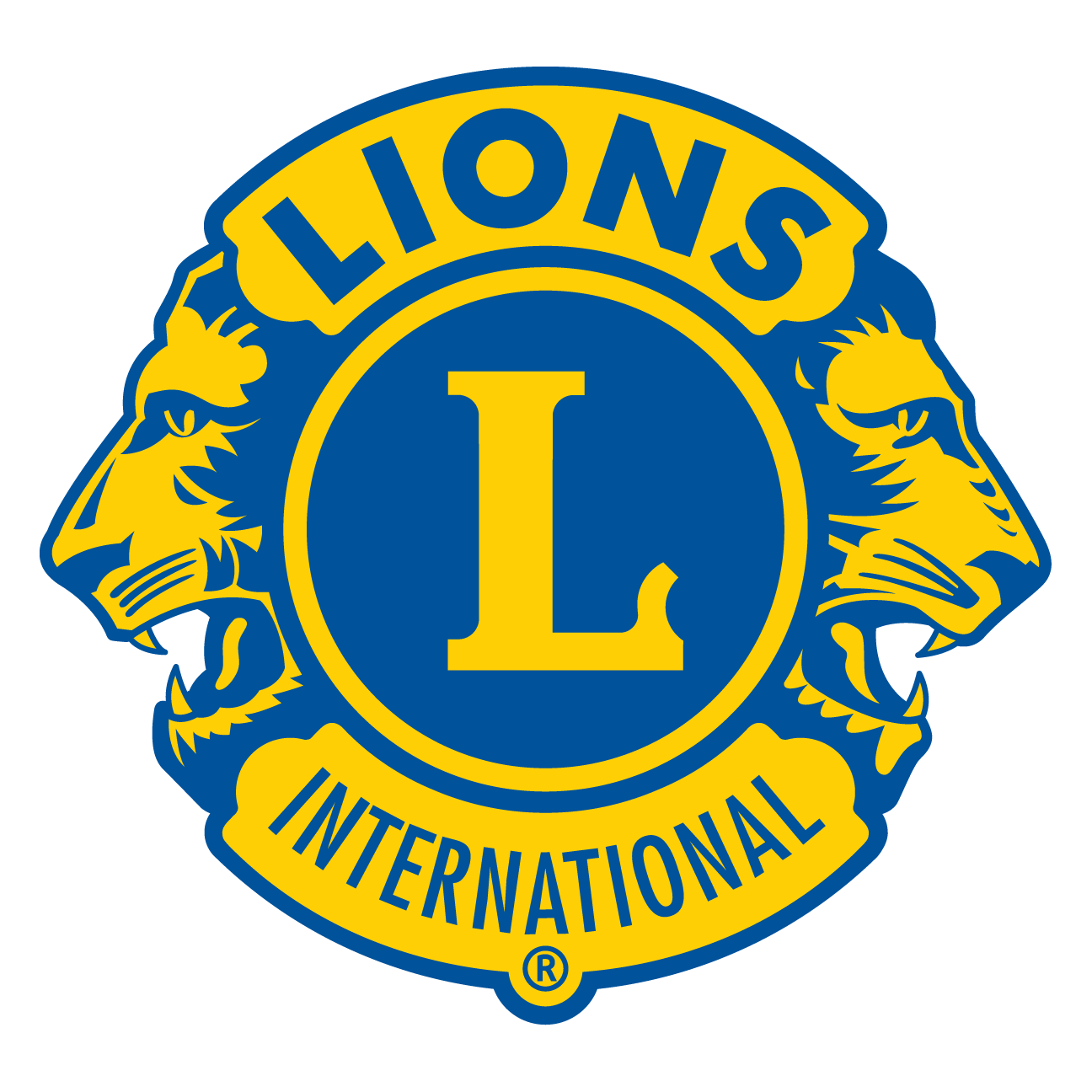 Lions Clubs International Logo (white)